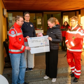 Spendenübergabe an die AWO-Wunschhasen